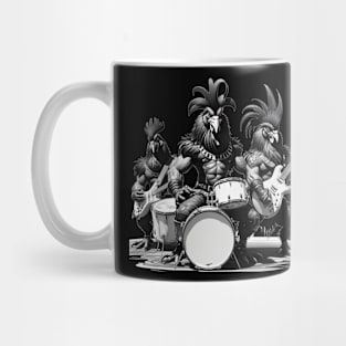 Heavy Metal Rooster Band Mug